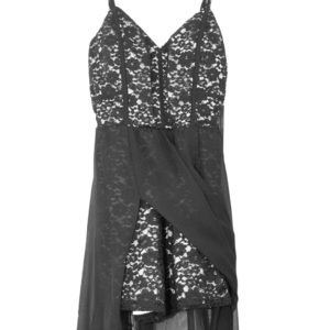 Black lace romper size 9